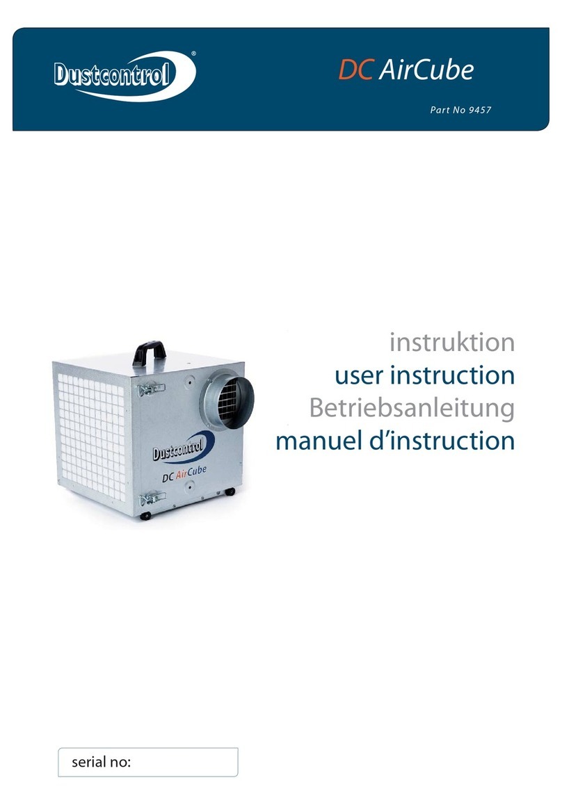 Dustcontrol DC AirCube User instruction