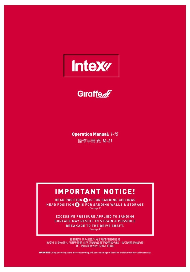 Intex Giraffe Operation manual