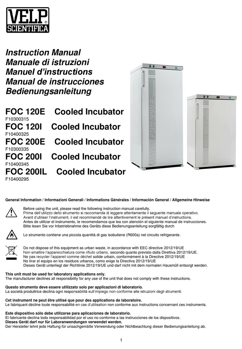Velp Scientifica FOC 120E instruction manual
