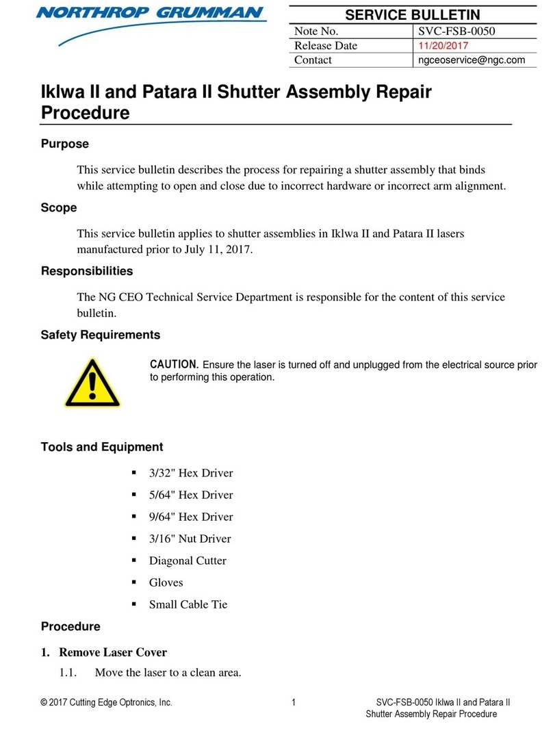 NORTHROP GRUMMAN Patara II Repair Procedure