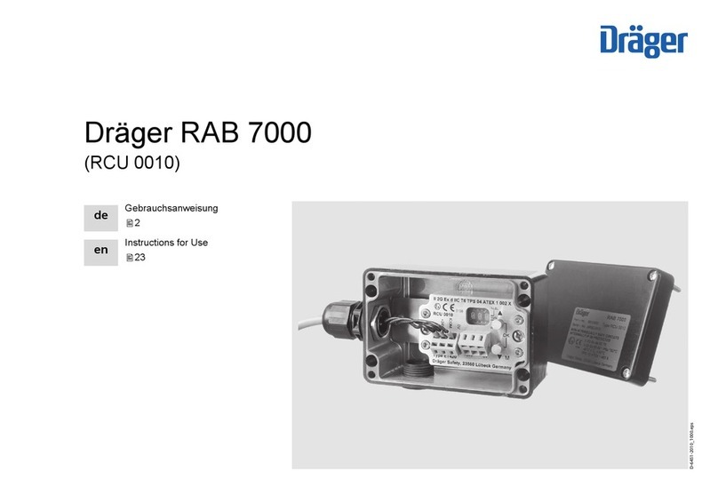 Dräger RAB 7000 User manual