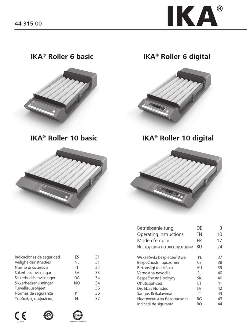 IKA Roller 6 basic User manual