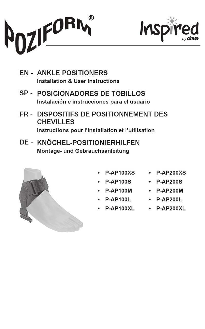 Drive Inspired Poziform P-AP100XS Assembly Instructions