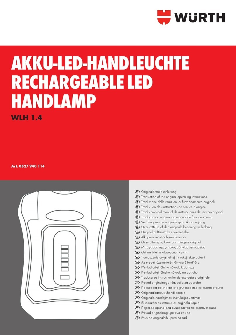 Würth WLH 1.4 Quick guide Würth WLH 1.4 Quick guide