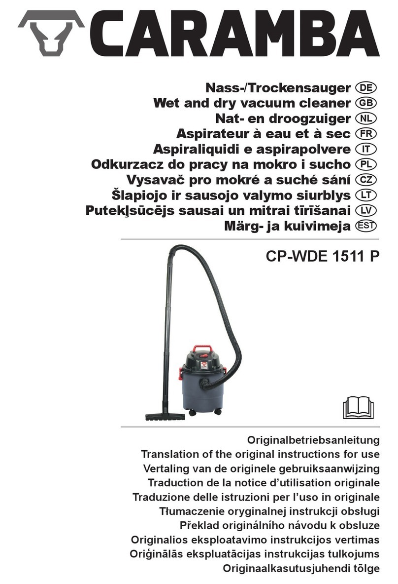 CARAMBA CP-WDE 1511 P Operating and installation instructions