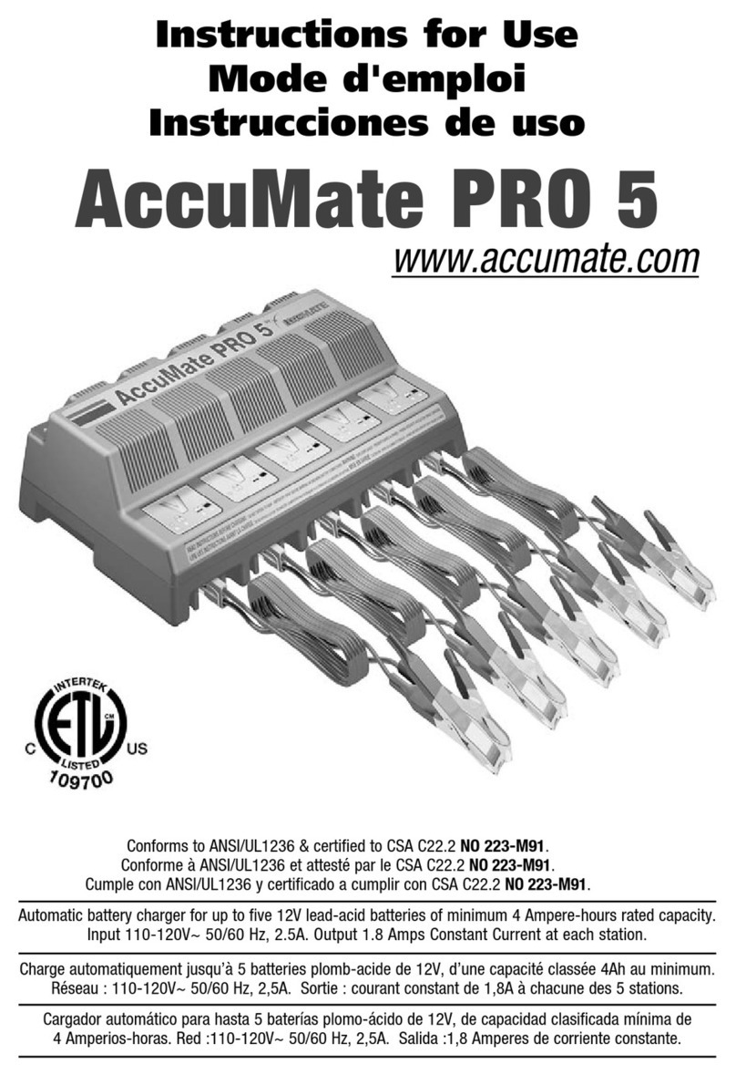 AccuMate PRO 5 Instructions for use