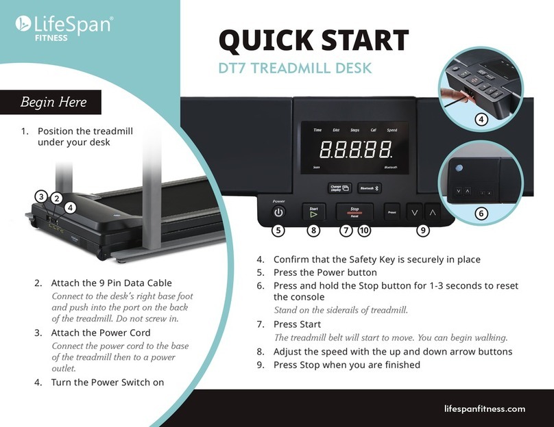 Life Span Workplace DT-7 User manual