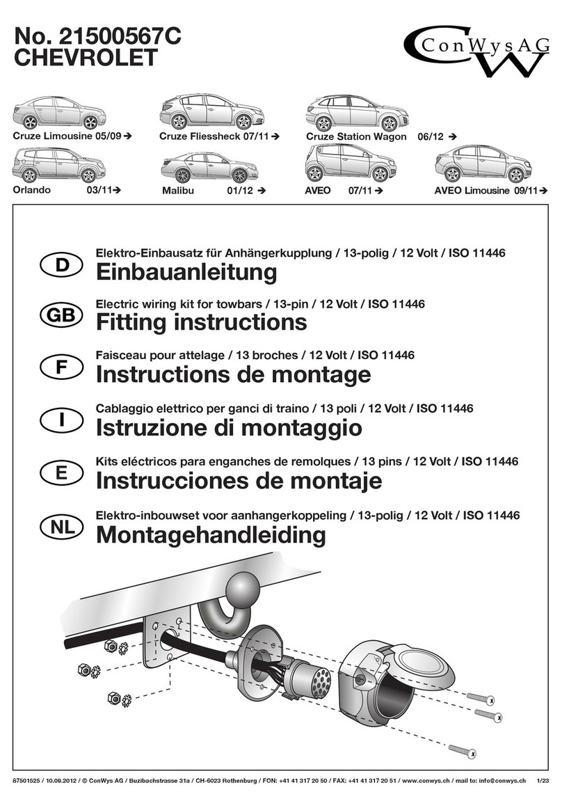 ConWys 21500567C Fitting instructions