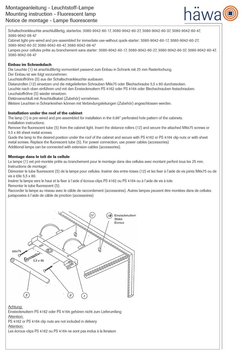 hawa 3080-9042-60-17 Mounting instruction