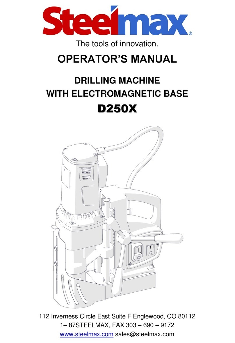 SteelMax D250X User manual