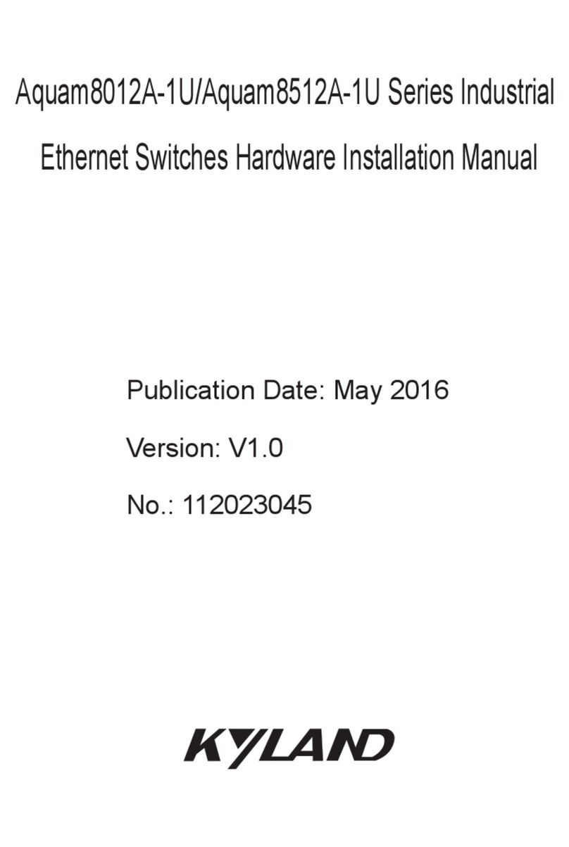 KYLAND Aquam8012A-1U Series Hardware installation manual