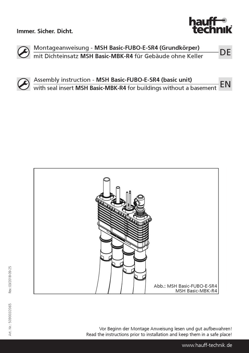 Haufftechnik MSH Basic-FUBO-E-SR4 User manual