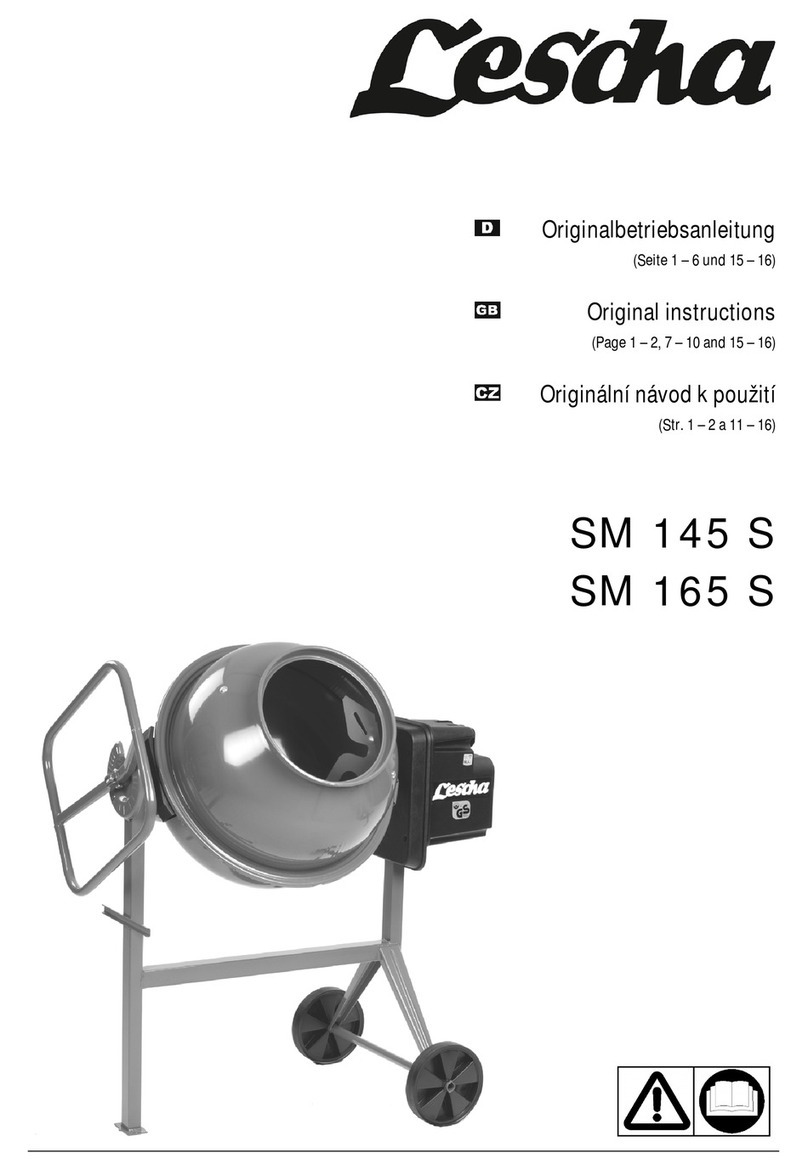Lescha SM 145 S Original instructions
