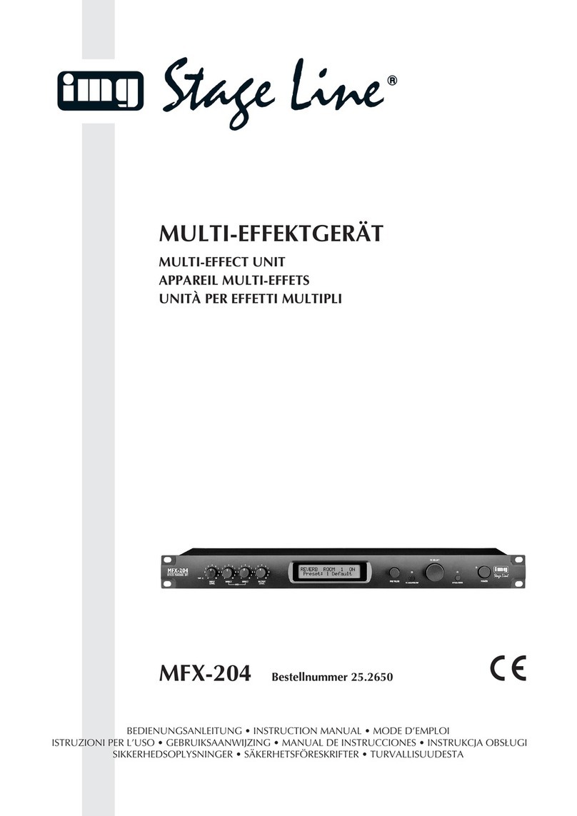 IMG STAGE LINE MFX-204 instruction manual