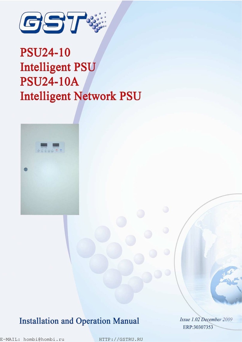 GST PSU24-10 User manual