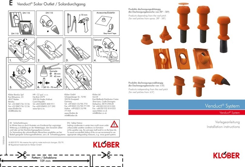 KLOBER Venduct System installation instructions