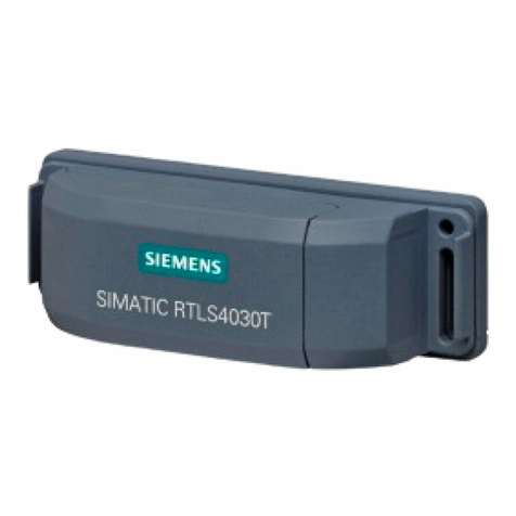 Siemens SIMATIC RTLS Series User manual