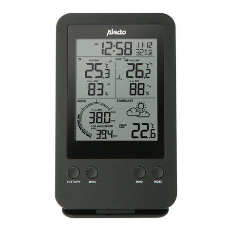 Alecto WS-3400 User manual