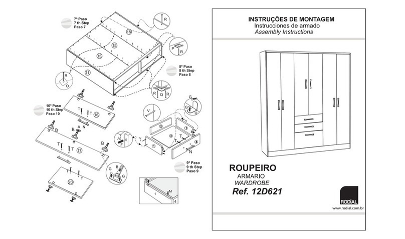 RODIAL 12D621 Assembly instructions RODIAL 12D621 Assembly instructions