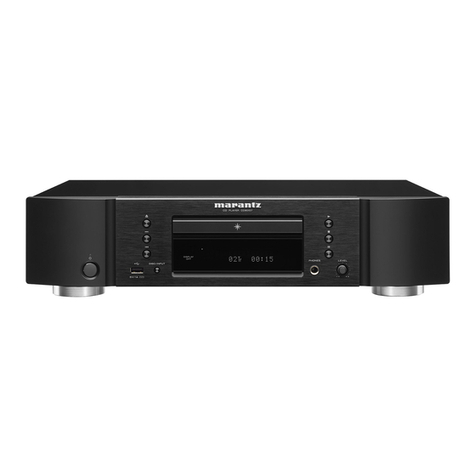 Marantz CD6007 User manual