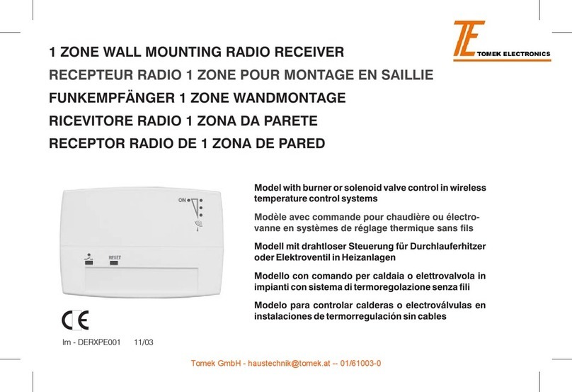 Tomek RX01 manual