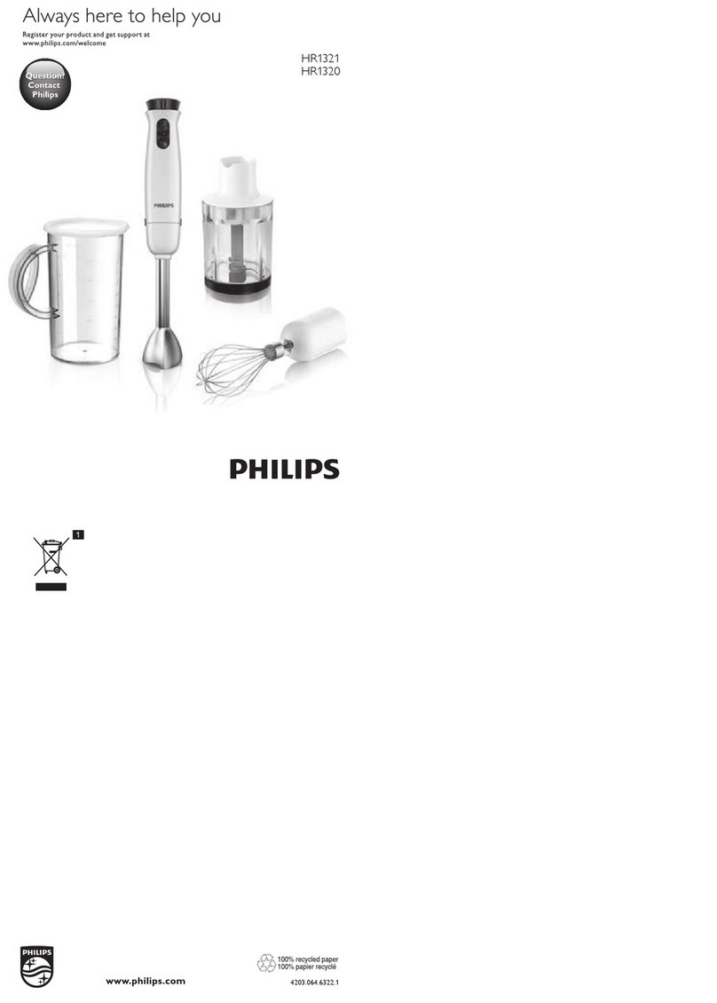 Philips HR1321 User manual
