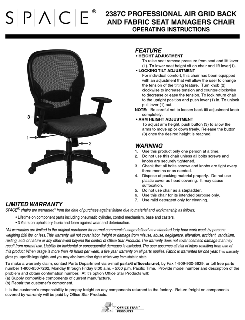 Space 2387C operating instructions