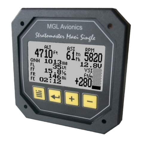 MGL Avionics Stratomaster Maxi Single Flight II User manual MGL Avionics Stratomaster Maxi Single Flight II User manual