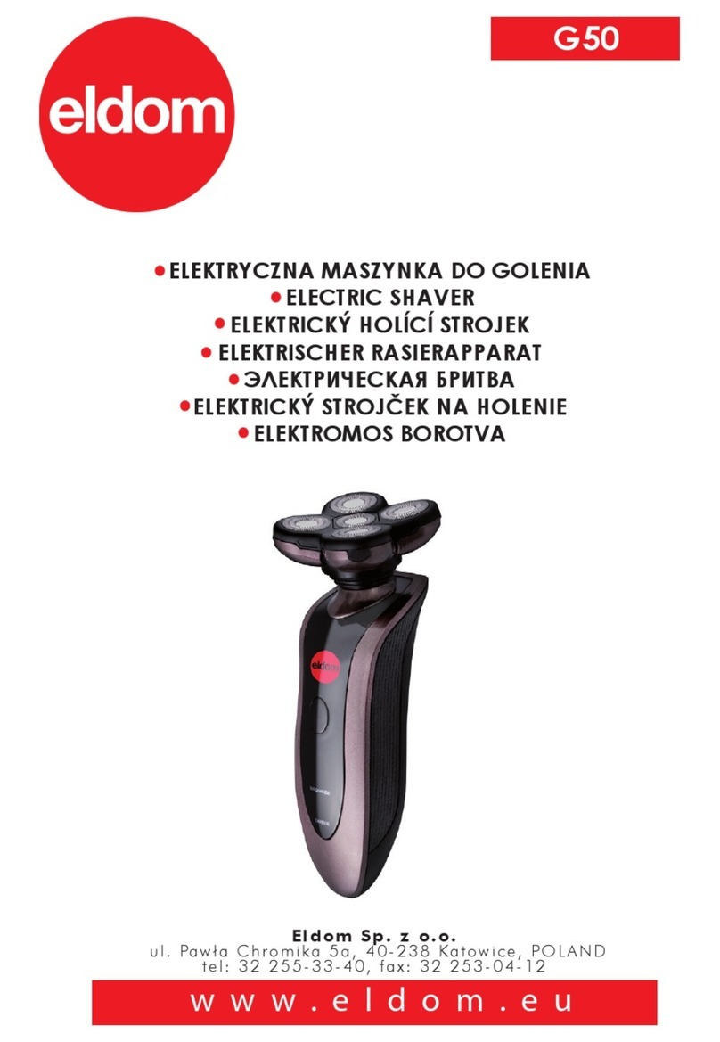 Eldom G50 User manual
