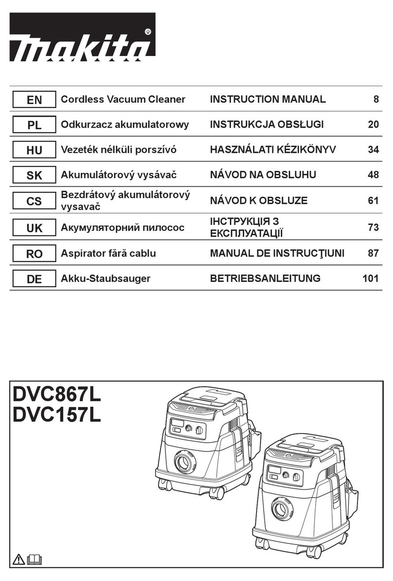 Makita DVC867L User manual Makita DVC867L User manual