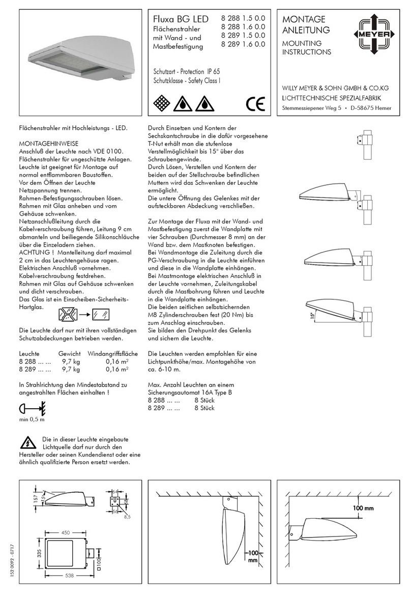 Meyer Fluxa BG LED User manual