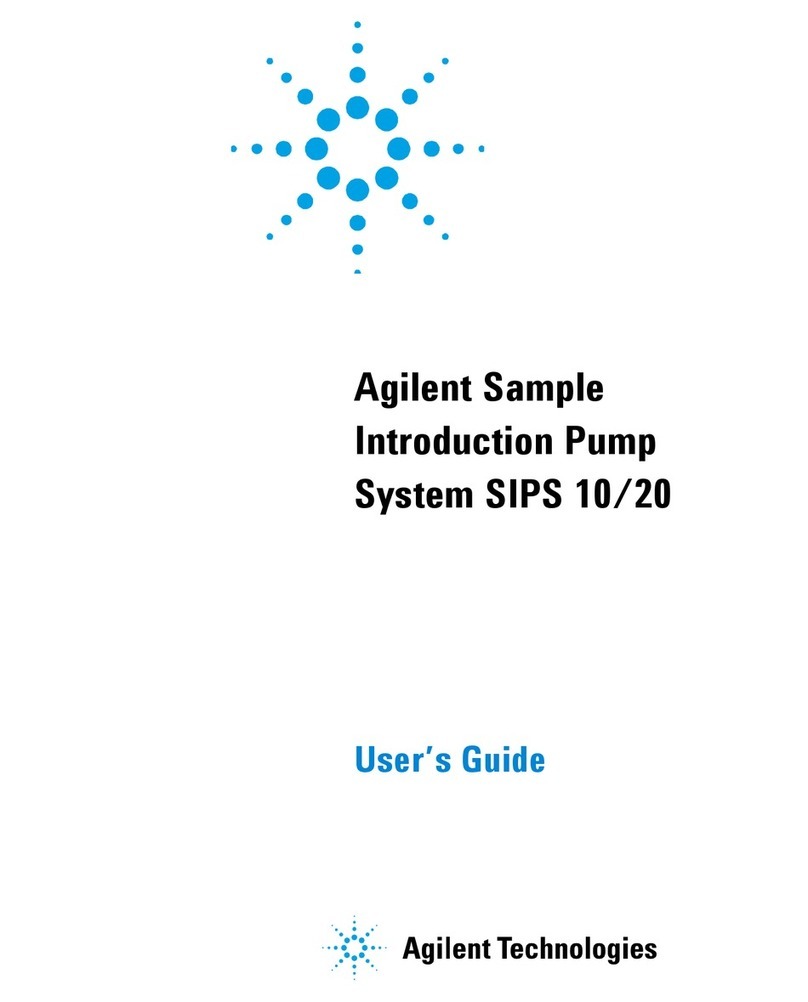Agilent Technologies SIPS 10 User manual
