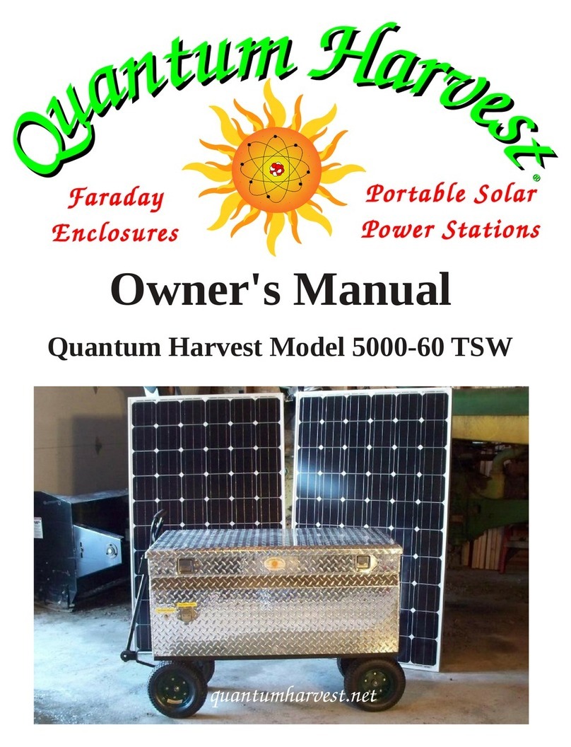 Quantum Harvest 5000-60 TSW owner's manual Quantum Harvest 5000-60 TSW owner's manual