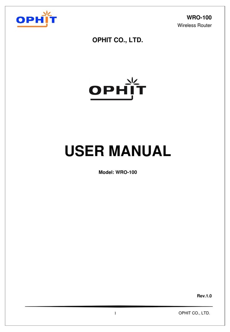 Ophit WRO-100 user manual