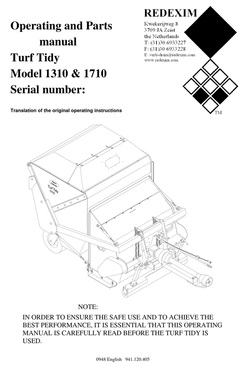 Redexim Turf Tidy 1310 User manual