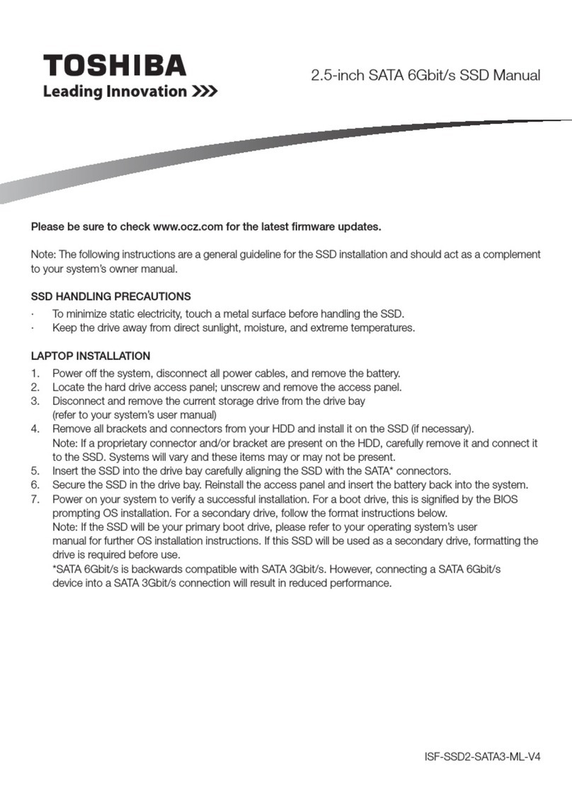 Toshiba 2.5-Zoll SATA 6Gbit/s SSD manual