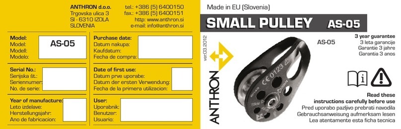 Anthron AS-05 instructions