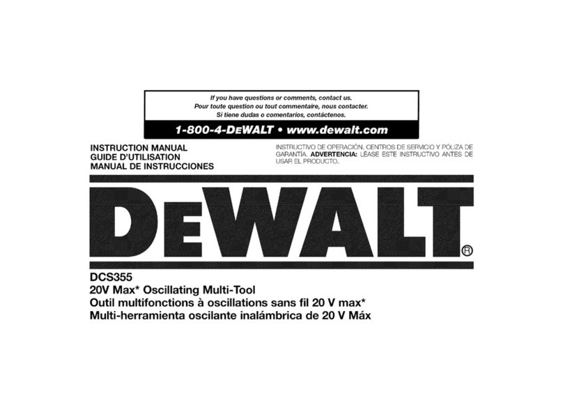 DeWalt DCS355 instruction manual
