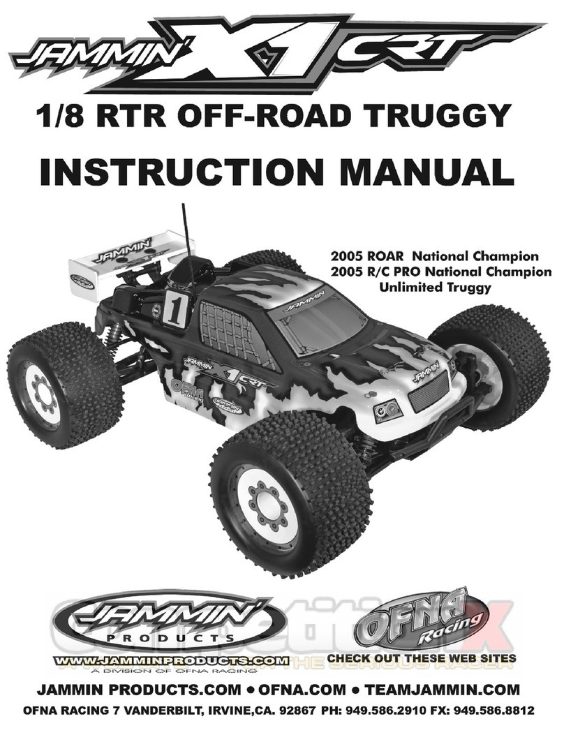 Jammin X1 CRT 2005 ROAR National Champion instruction manual Jammin X1 CRT 2005 ROAR National Champion instruction manual