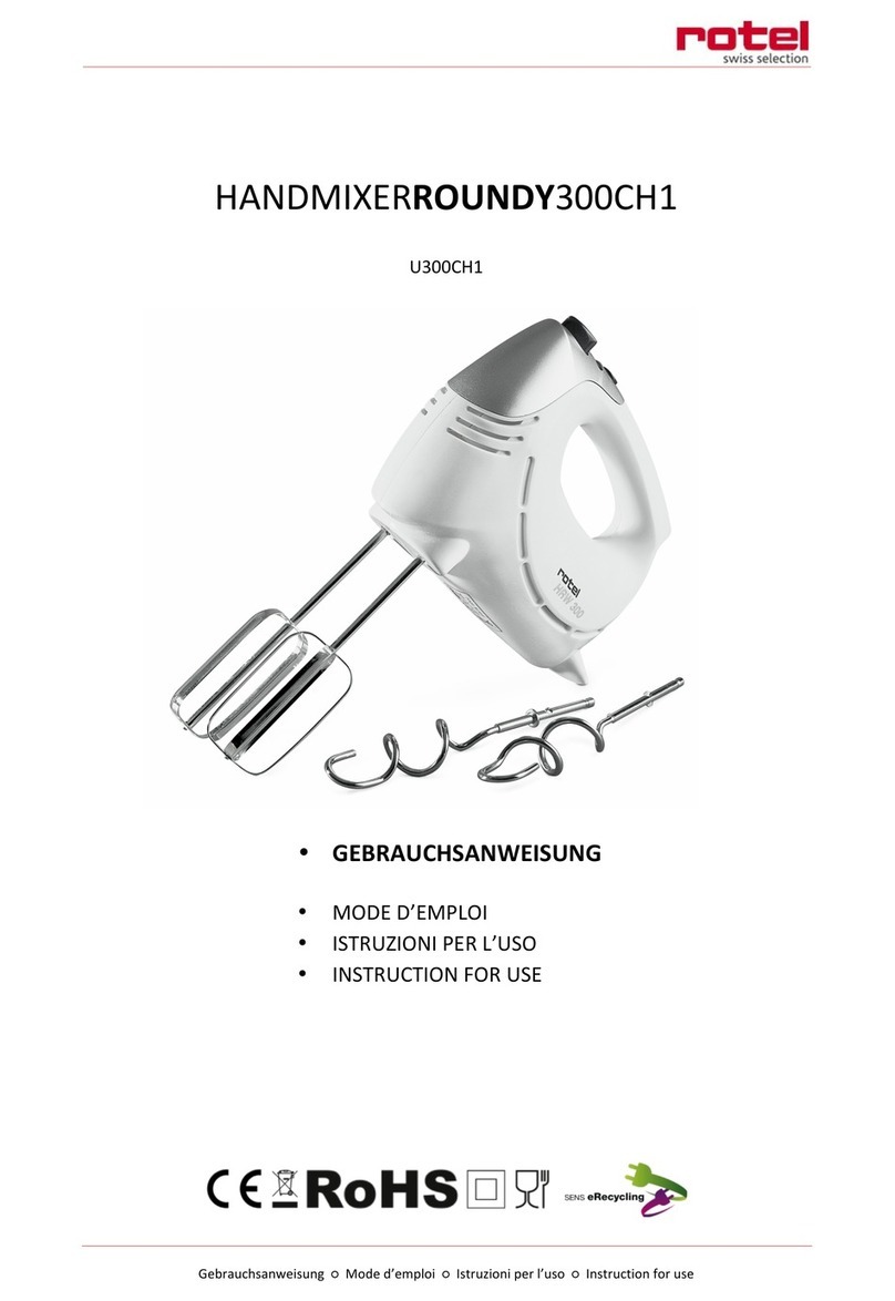 Rotel ROUNDY 300CH1 Instructions for use