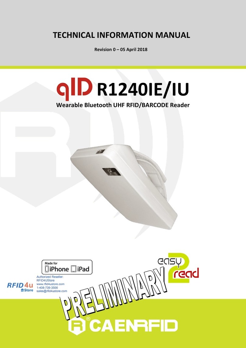 caenrfid easy2read qID R1240IE Technical information manual
