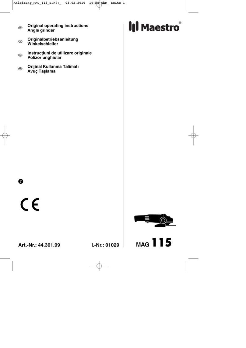 Maestro MAG 115 User manual