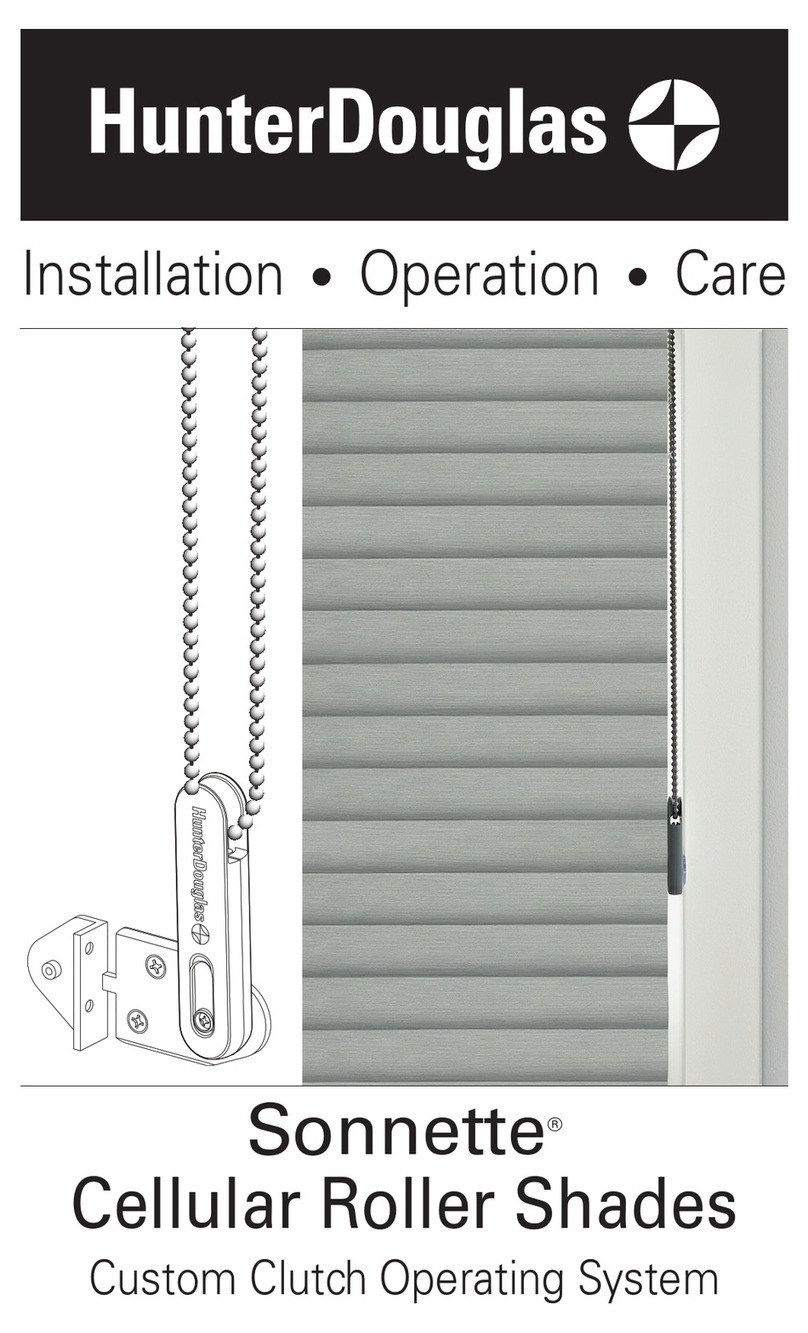 HunterDouglas Sonnette Parts list manual
