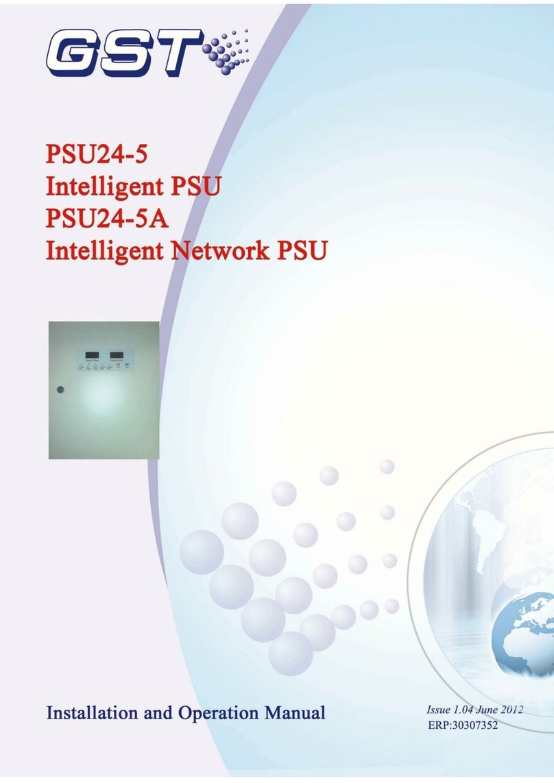 GST PSU24-5 User manual