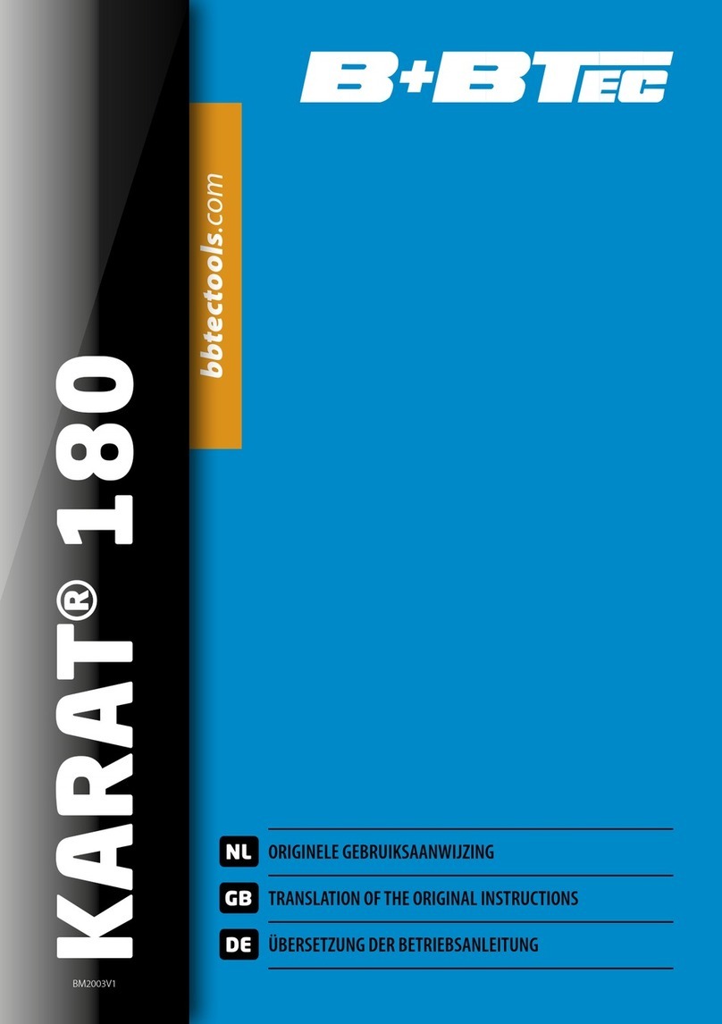 B+BTec KARAT 180 Series Translation of the original instructions