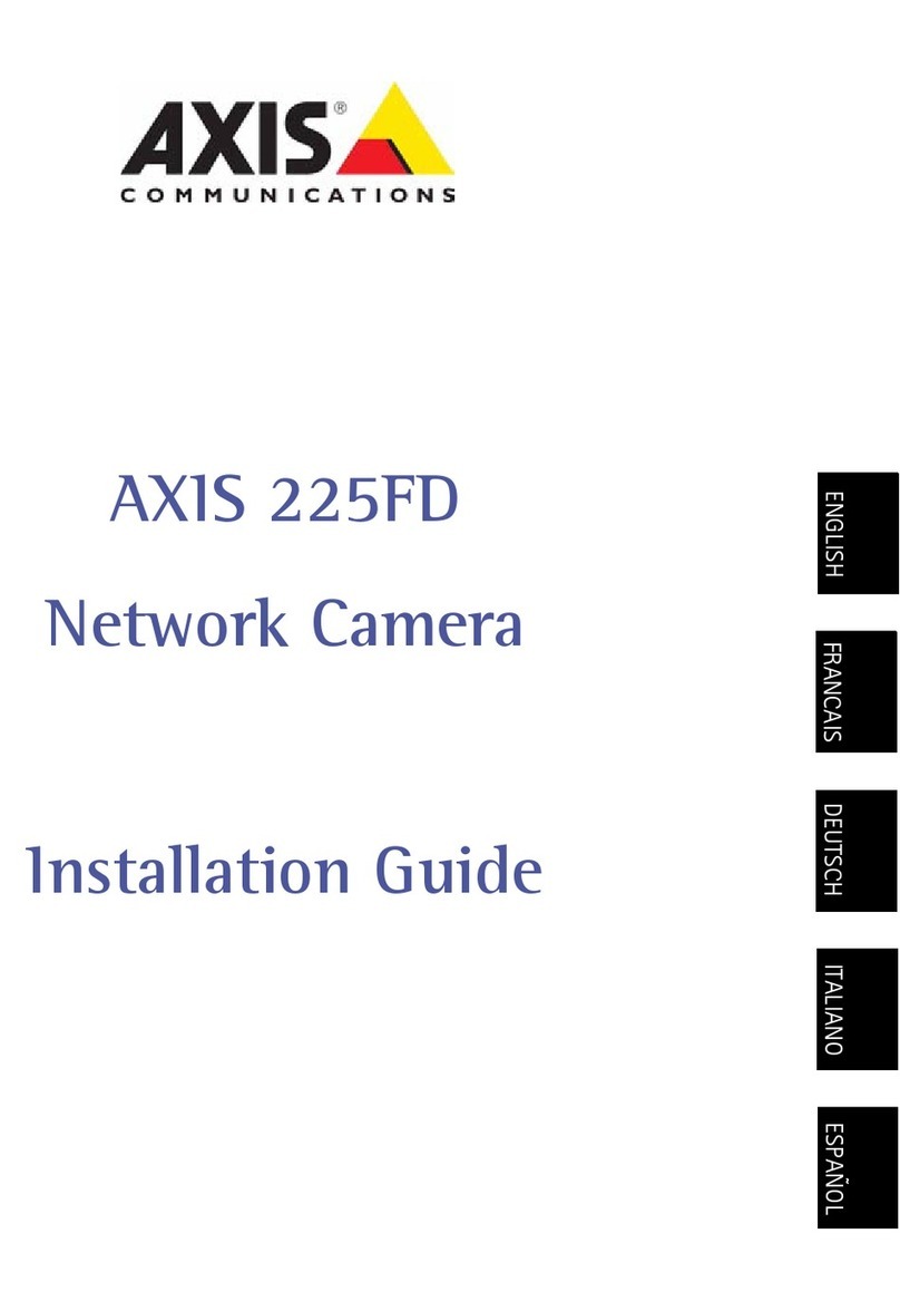 Axis 225FD User manual
