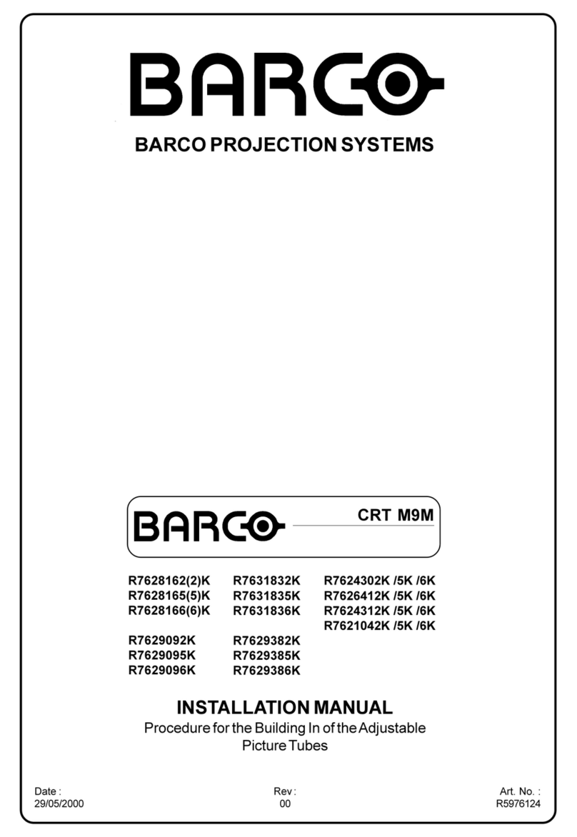 Barco R7628162K User manual