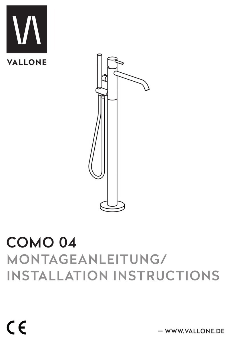 Vallone COMO 04 installation instructions