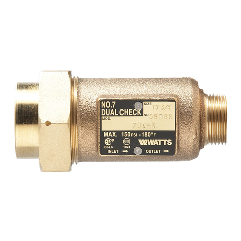 Watts 7 Series Installation, maintenance & repair