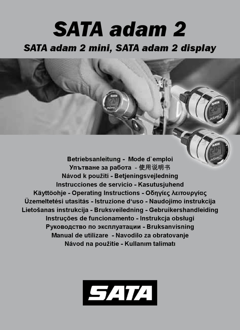 SATA adam 2 Series operating instructions